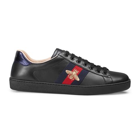 gucci ace sneaker bee black|gucci ace sneakers nordstrom.